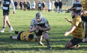 Rugby action at London Cornish and Sutton and Epsom