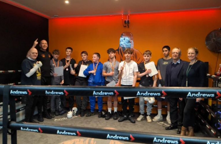 Boxing champions young people in Epsom & Ewell