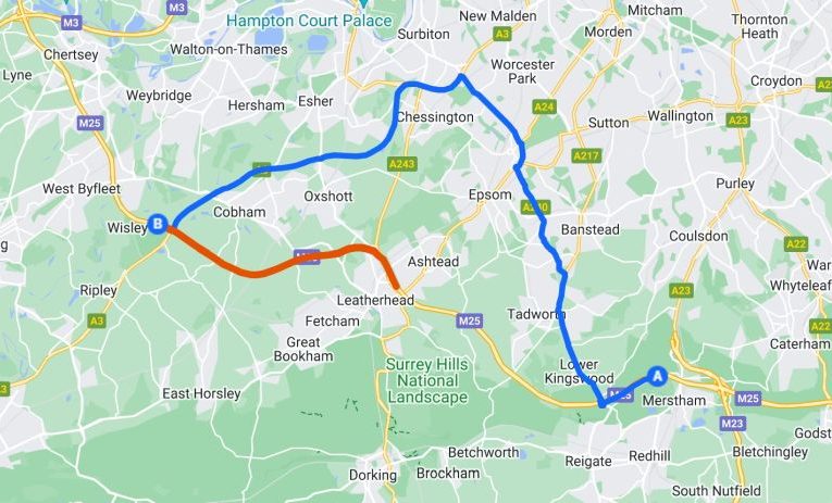 Epsom and Ewell braces for M25 closure traffic
