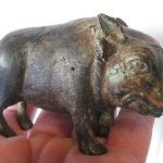 Bronze pig