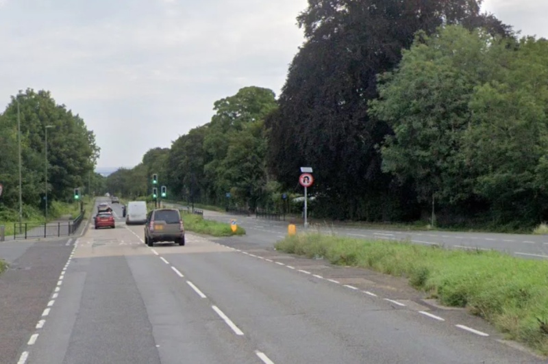 A217 Road, Near Tadworth, Banstead. (Photo Google)