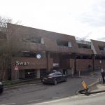 Swan shopping centre car park in Leatherhead (image Google)