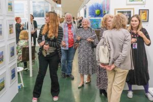 Public at Art Fair Epsom.