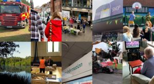 Collage of Surrey budget activities.