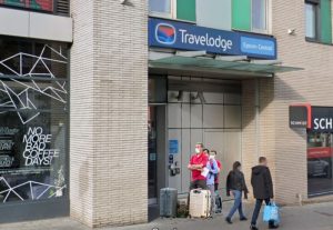 Homeless at Travel Lodge Epsom.