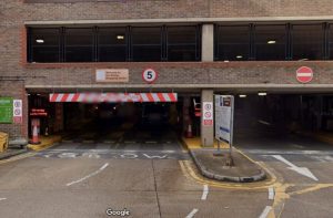 Entrance to Ashley Centre car park