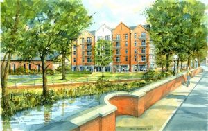 Claire House and James House Watercolour (image McCarthy Stone)