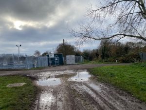 Surrey County Council\'s recommended safe route to Esher High School (image Palamena Naydenova)