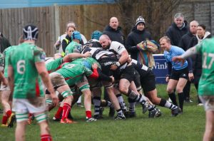 Battersea and epsom rugby action