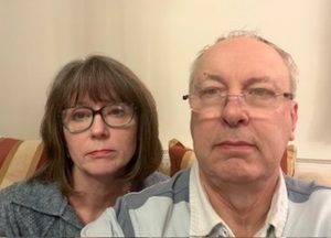 Steve Dally (right) and his wife Caroline. (Credit: Steve Dally)