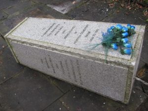 Horton Cemetery memorial fallen after car collision