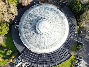 Ariel view of Bourne Hall