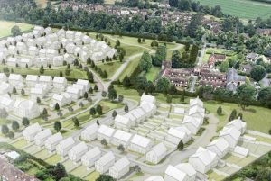 Taylor Wimpey plans for 144 homes outside Dorking (image Taylor Wimpey/ Mole Valley Planning Portal)