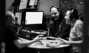 Jon Andrews from The Sunnybank Trust, and James Fieldus, a Sunnybank Reporter. Photo by The Sunnybank Trust.