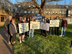 Waverley CIL protests (image Waverley Conservative Council Group)
