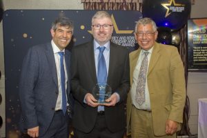 Image caption L-R: Graham Wareham, David Laycock, Peer Support Worker, Andrew Jackman, Lead Governor