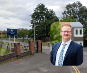 Esher CofE High School headteacher Andy King (Image Google and Esher High)