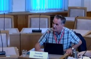 Cllr Ames at Audit Committee