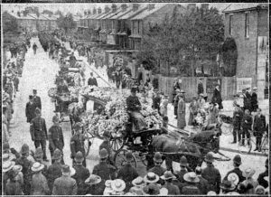 Sergeant Green's funeral, Epsom 1919