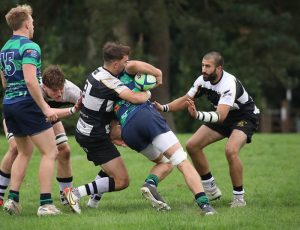 Rugby action shot