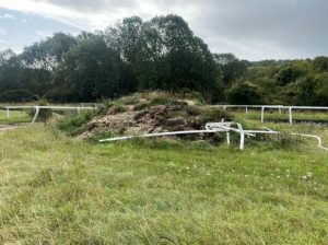 Dumping of material on the Downs. (Credit: Epsom Civil Society/ Epsom and Ewell Borough Council documents)