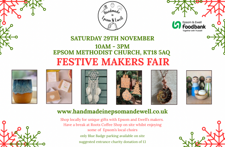 Handmade in Epsom and Ewell: local makers unite to support Epsom Foodbank