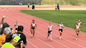 Womens 100 m final in Madeira