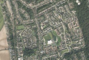 Aerial view of Tattenham and Preston Ward