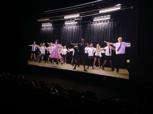 Young performers on stage on film at Epsom Picture House