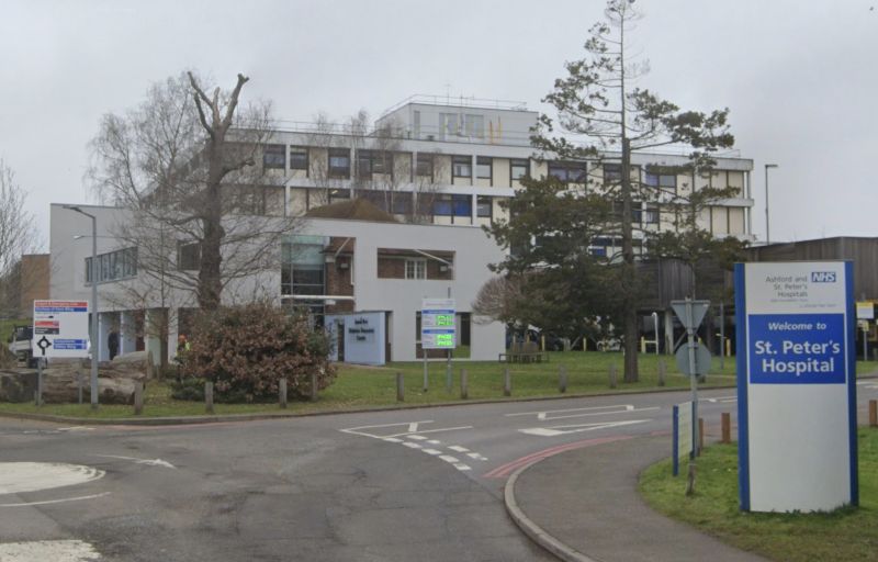 St Peter's Hospital, Chertsey (Image Google)