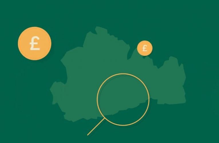 Surrey Budget graphic from Surrey County Coucil Youtube video