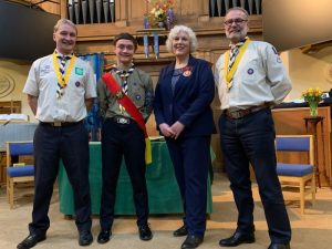 Deputy Lieutenant at Gold awards for Chief Scouts