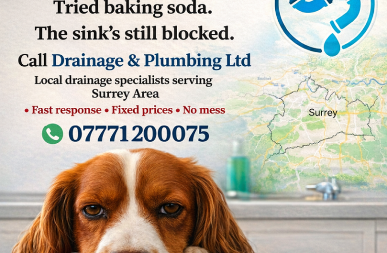 Get That Drain Unblocked in Epsom & Ewell – Trusted Local Drainage Specialists