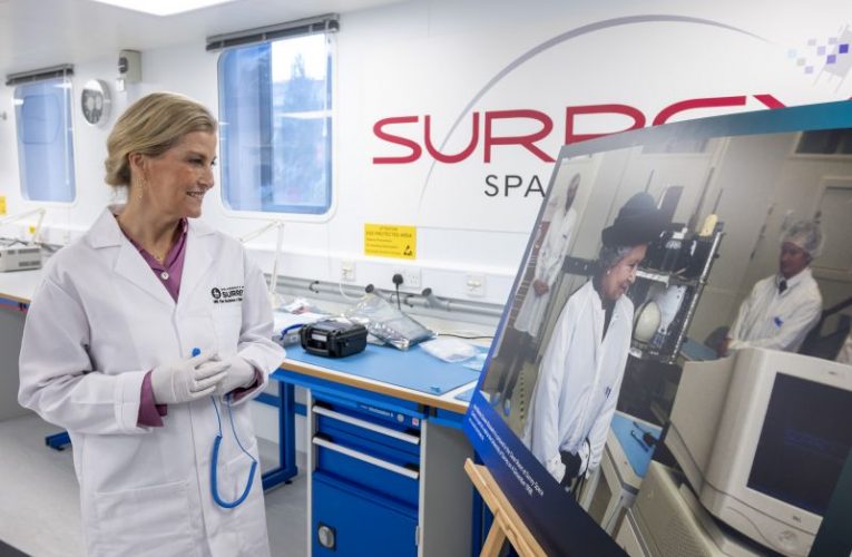 Royal visit to Surrey University