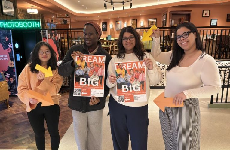 Students in Picturehouse foyer