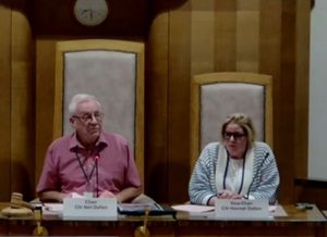 Cllr Neil Dallen chairing Strategy and Resources Committee