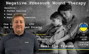 Roy Deadman with SSWU's latest appeal for negative pressure wound dressings
