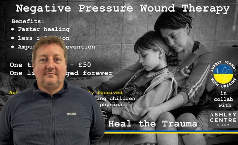 Roy Deadman with SSWU's latest appeal for negative pressure wound dressings