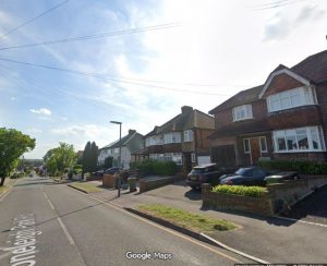 Typical Stoneleigh residential road. Google Street View