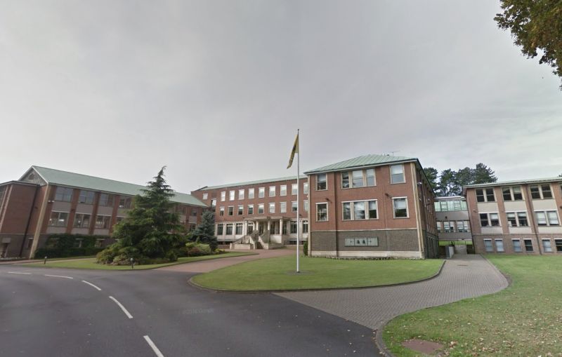 Former Aviva site in Pixham Lane, near Dorking (image Google)