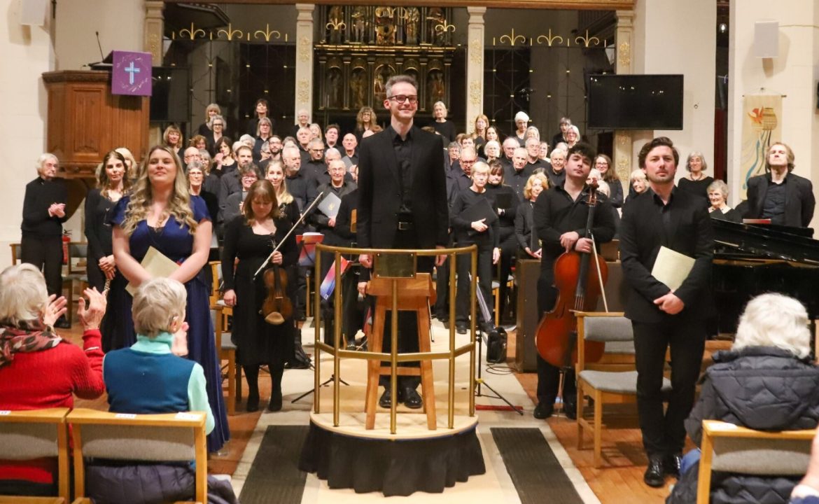 The choir in St Martins Epsom