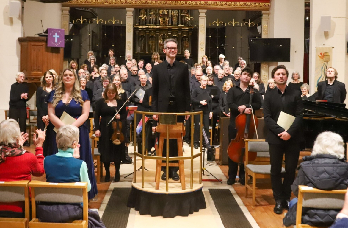 The choir in St Martins Epsom