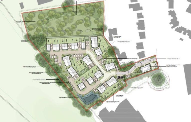 Plans for Oxshott Road near Leatherhead (image MVDC)