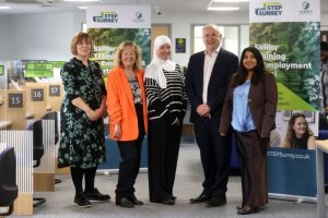 Representatives from the Surrey Growth Board launch the Get Surrey Working Plan