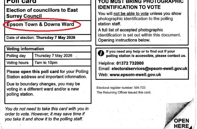 Polling card