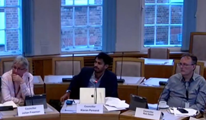 Cllrs Freeman, Persand and Geleit at LPPC meet