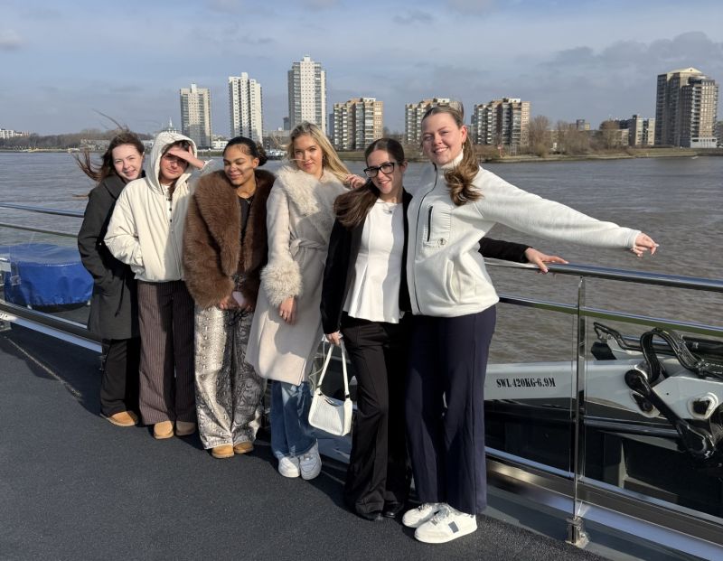 NESCOT students on board cruise ship