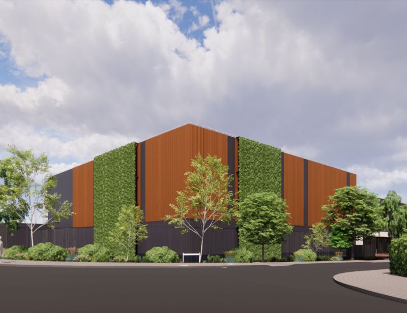 Planned building