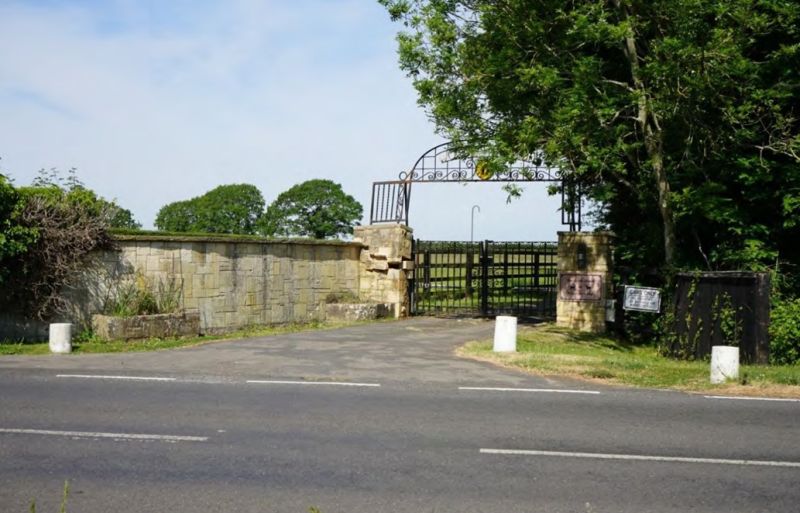 Woodcote Stud entrance from Wilmerhatch Lane. EEBC planning documents