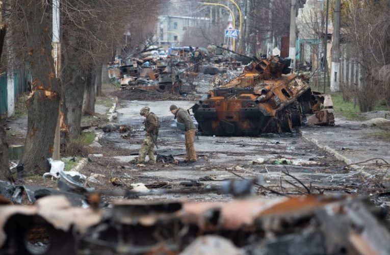Bucha_main_street_after_Russian_invasion_of_Ukraine Creator: Oleksandr Ratushniak Copyright: Attribution 4.0 International (CC BY 4.0)